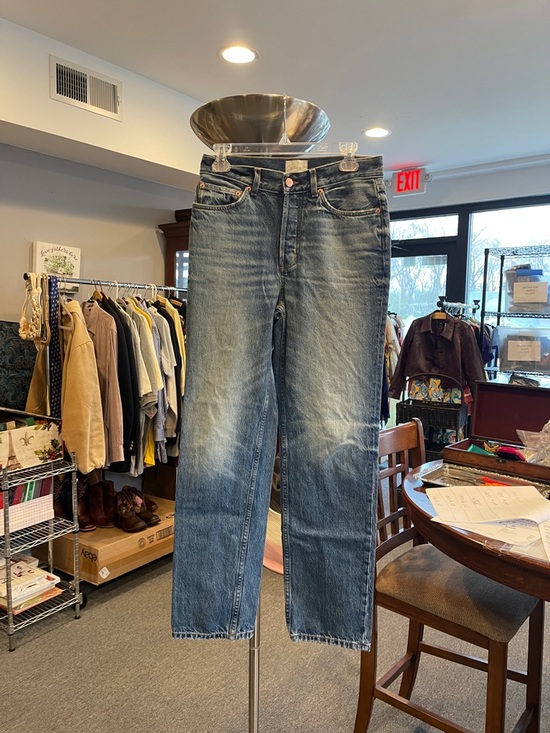 Doen Denim - Dôen High Rise Straight Leg Jeans Size 27 Organic Cotton Made in USA